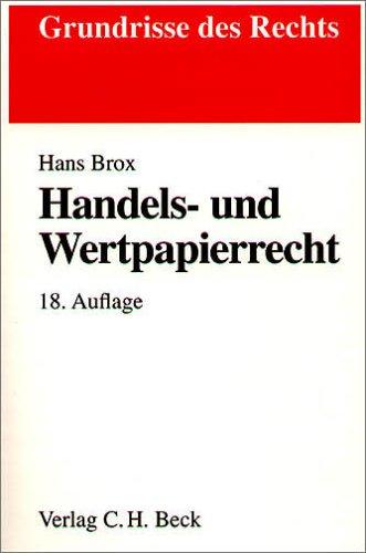 Handels- und Wertpapierrecht