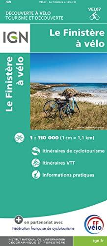 Le Finistère à vélo 1:100 000