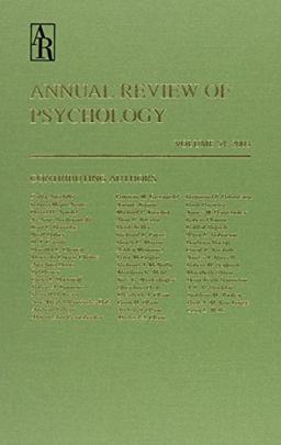 Annual Review of Psychology: 2003