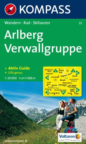 Arlberg, Verwallgruppe: Wandern / Rad / Skitouren. GPS-genau. 1:50.000