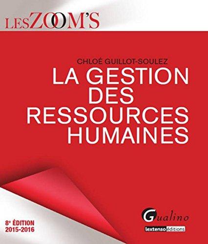 La gestion des ressources humaines