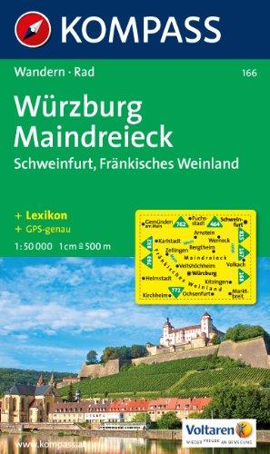 Würzburg - Maindreieck - Schweinfurt - Fränkisches Weinland 1 : 50 000: Wanderkarte mit Kurzführer und Radrouten. GPS-genau