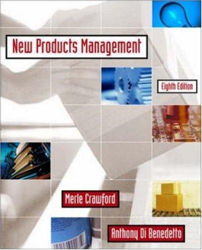 New Products Management (McGraw-Hill/Irwin Series in Marketing)