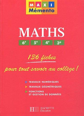 Maths 6e, 5e, 4e, 3e