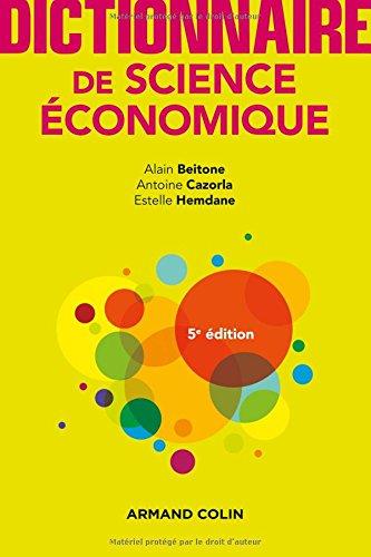 Dictionnaire de science économique