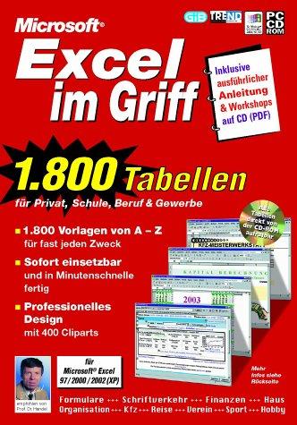 Excel im Griff: 1800 Tabellen