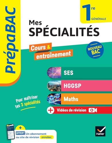 Mes spécialités SES, HGGSP, maths, 1re générale : nouveau bac