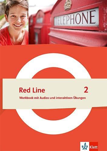 Red Line 2: Workbook mit Audios und interaktiven Übungen Klasse 6 (Red Line. Ausgabe ab 2022)