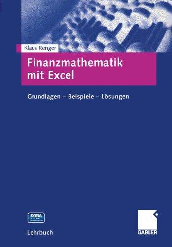 Finanzmathematik mit Excel, m. CD-ROM