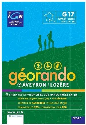 Géorando Aveyron, Lozère, G17 : préparez et visualisez vos randonnées en 3D