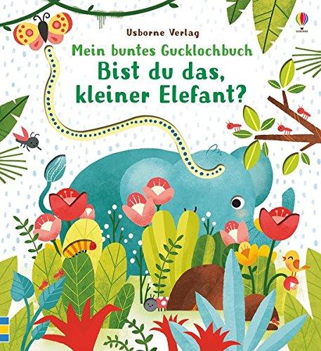 Mein buntes Gucklochbuch: Bist du das, kleiner Elefant?: ab 6 Monaten