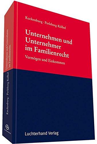 Unternehmen und Unternehmer im Familienrecht: Vermögen und Einkommen