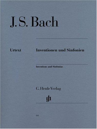 Inventionen + Sinfonien Bwv 772-801. Klavier