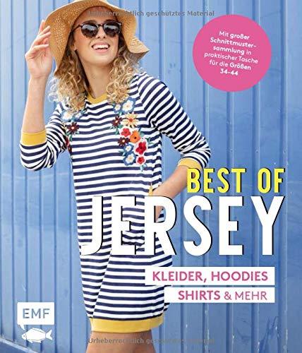 Best of Jersey – Kleider, Hoodies, Shirts und mehr: Von Größe 34–44 – Mit 6 Schnittmusterbogen in praktischer Tasche