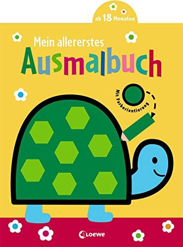 Mein allererstes Ausmalbuch (Schildkröte): Malbuch für Kinder ab 1 Jahr / 18 Monate / 2 Jahre