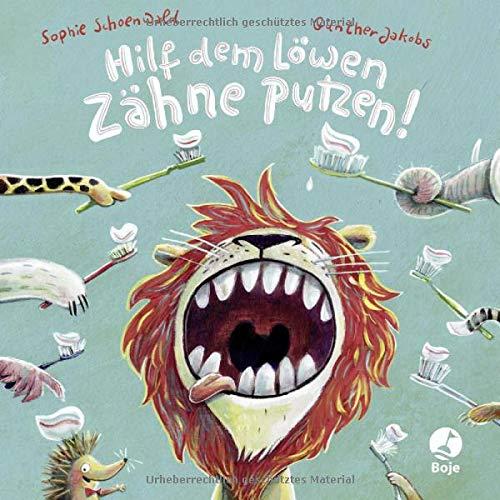 Hilf dem Löwen Zähne putzen! (Pappbilderbuch) (Ignaz Igel)