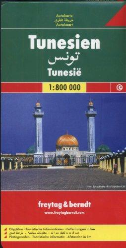 Freytag Berndt Autokarten, Tunesien: Mit Kulturführer. Mit Plänen von Tunis, Sousse und Karthago (Maps & Atlases)