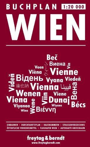 Freytag Berndt Stadtpläne, Wien Buchplan - Maßstab 1:20000