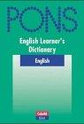 PONS Cobuild English Learner's Dictionary