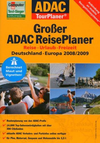 Großer ADAC ReisePlaner 2008/2009, 1 DVD-ROM Reise, Urlaub, Freizeit. Deutschland, Europa. Für Windows 2000/XP/Vista