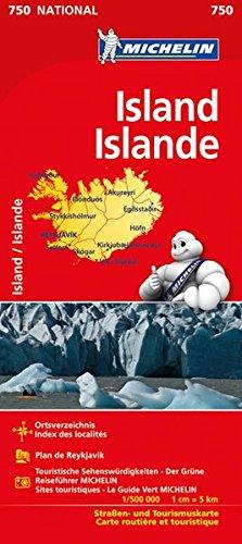 Michelin Nationalkarte Island