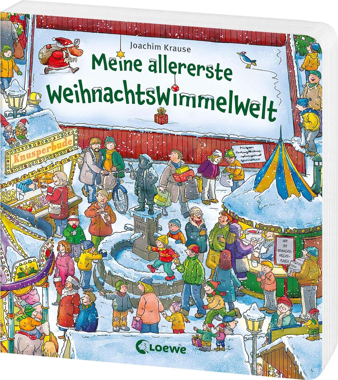 Meine allererste WeihnachtsWimmelWelt: Wimmelspaß für die Advents- und Weihnachtszeit zum gemeinsamen Suchen und Entdecken – Pappbilderbuch für Kinder ab 2 Jahren