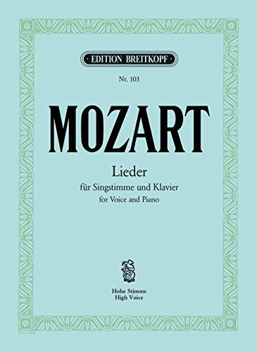 Lieder für hohe Stimme und Klavier (EB 103)