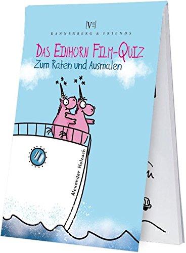 Das Einhorn Film-Quiz: zum Raten und Ausmalen (Spieleblöckchen)