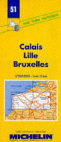 Michelin Karten, Bl.51 : Calais, Lille, Bruxelles (Michelin Maps)