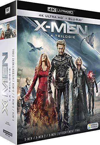 Coffret X-men 3 films : X-men ; X-men 2 ; X-men : l'affrontement final 4k ultra hd [Blu-ray] [FR Import]