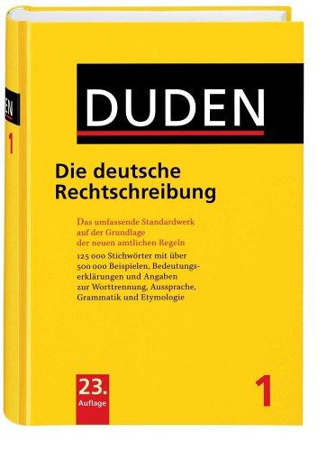 Duden 01. Die deutsche Rechtschreibung