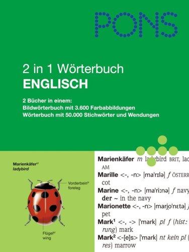 PONS 2 in 1 Wörterbuch Englisch. Mit ca. 50.000 Stichwörtern und Redewendungen