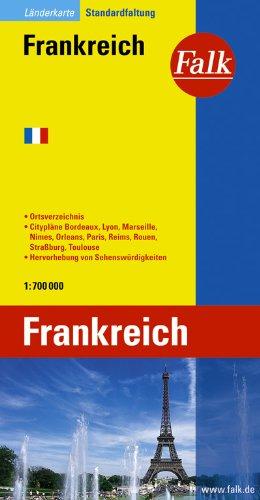 Falk Länderkarte Frankreich 1:750 000