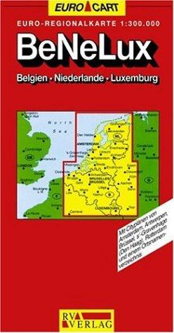 RV Euro-Regionalkarte 1:300 000 Benelux Belgien, Niederlande, Luxemburg