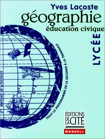 Géographie, éducation civique