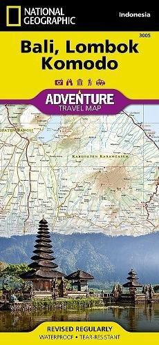 Bali, Lombok, and Komodo: Travel Maps International Adventure Map (National Geographic Adventure Travel Maps)