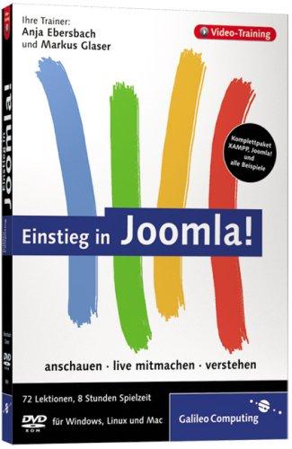 Einstieg in Joomla! Schritt für Schritt zur eigenen Website. Das Video-Training auf DVD