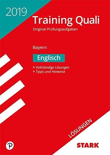 Lösungen zu Training Abschlussprüfung Quali Mittelschule - Englisch 9. Klasse - Bayern