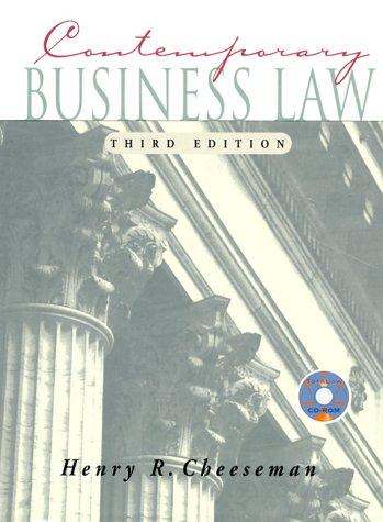 Contemporary Business Law