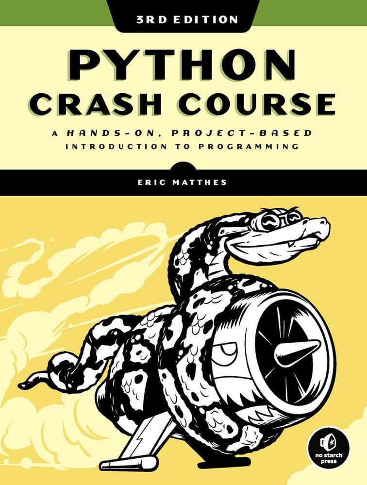 Python Crash Course, 3rd Edition