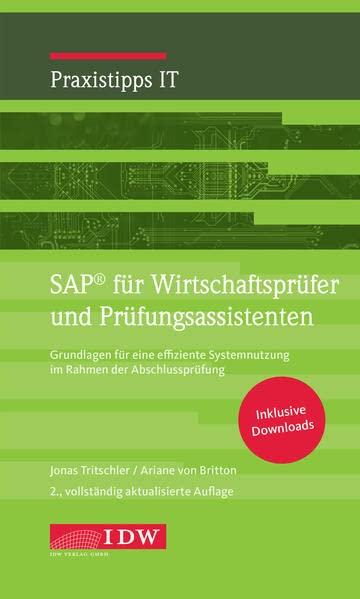 SAP für Wirtschaftsprüfer und Prüfungsassistenten: Grundlagen für eine effiziente Systemnutzung im Rahmen der Abschlussprüfung (IDW Praxistipps IT: Digitalisierungshilfe für Wirtschaftsprüfer)