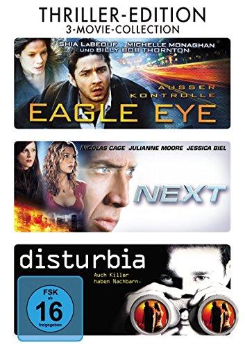 Thriller Edition : Eagle Eye - Next - Disturbia - 3DVD Box