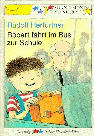 Robert fährt im Bus zur Schule