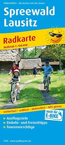 Spreewald - Lausitz: Radkarte mit Ausflugszielen, Einkehr- & Freizeittipps, wetterfest, reissfest, abwischbar, GPS-genau. 1:100000 (Radkarte / RK)