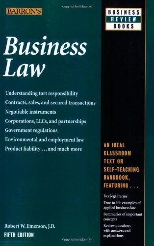 Business Law (Barron's Business Law)