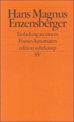 Einladung zu einem Poesie-Automaten (edition suhrkamp)