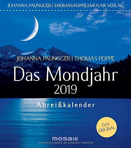 Das Mondjahr 2019: Abreißkalender