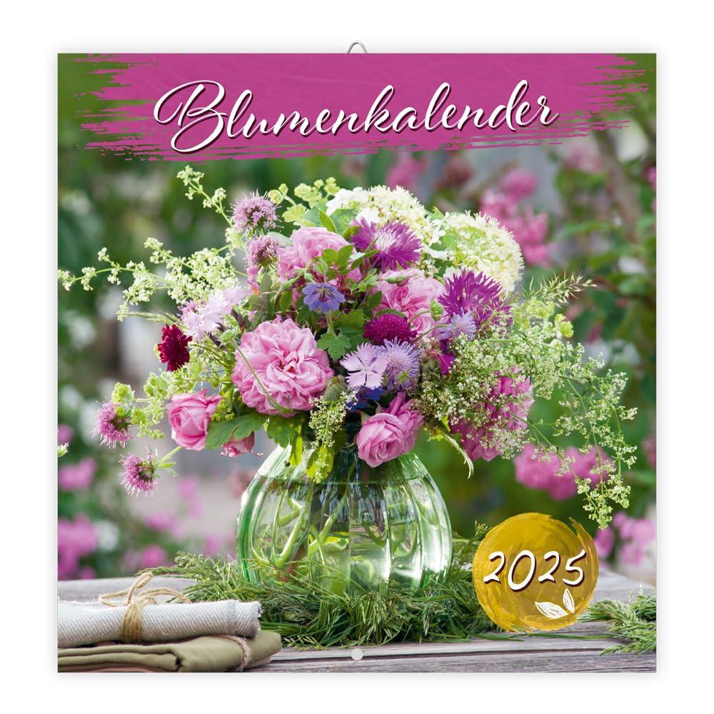 Trötsch Broschürenkalender Blumenkalender 2025: Wandplaner