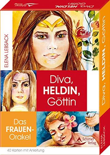 Diva, Heldin, Göttin- Das Frauen-Orakel Kartenset: - 40 Karten mit Anleitung