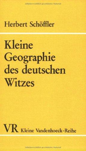 Kleine Geographie des deutschen Witzes. (Kleine Vandenhoeck Reihe)